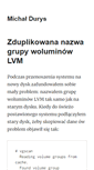 Mobile Screenshot of michal.durys.pl